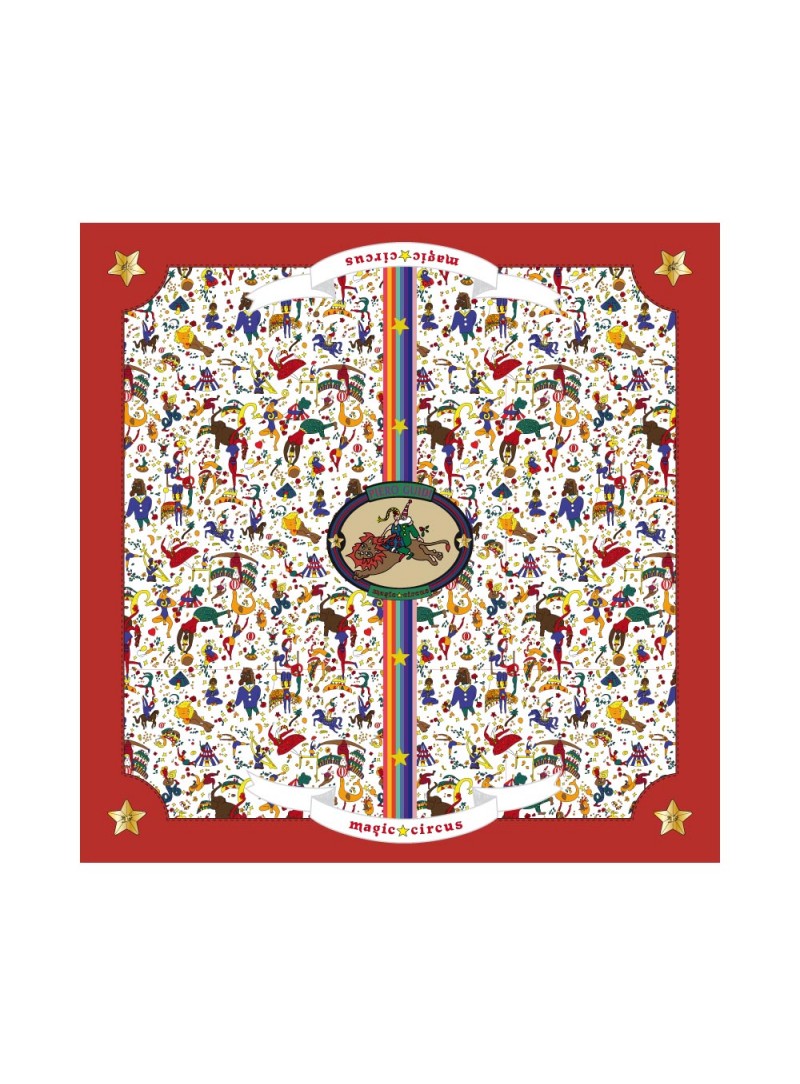 Foulard donna grande Piero Guidi realizzato in seta e modal con stampa PG Monogramma misure 106X106